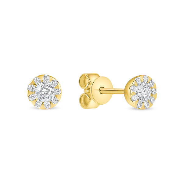 PETITE DIAMOND STUD EARRINGS