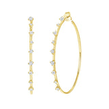 DIAMOND HOOP EARRINGS