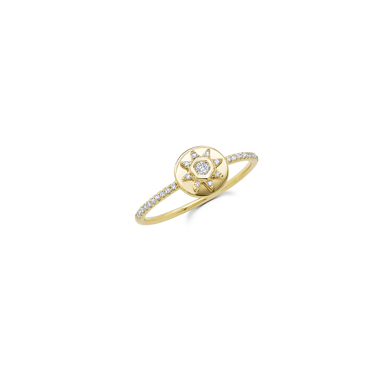 Starstruck Mini Medallion Ring – RONHAMI